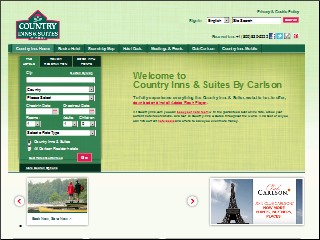 Web site www.countryinns.com, Country Suites