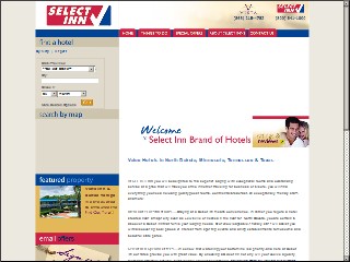 Web site www.selectinn.com, Select Inn